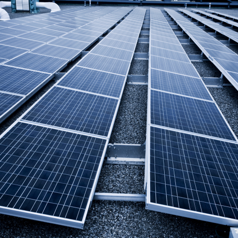 Factory Solar Power Plant h