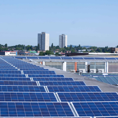 Retail Mall Solar Roof home