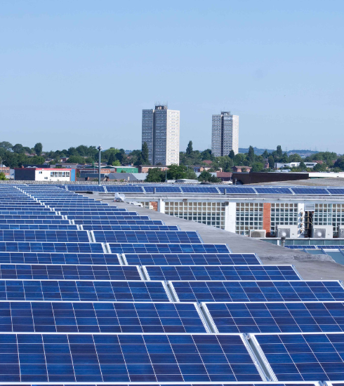 Retail Mall Solar Roof